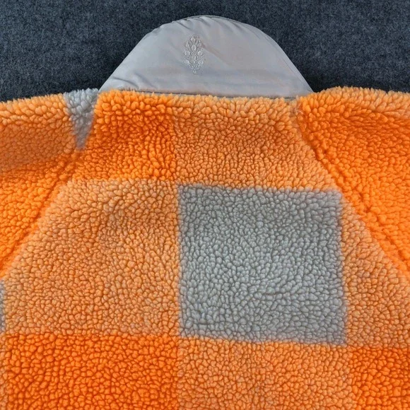 Free People Movement Womens Hit Slopes Jacket XS Orange Long Sleeve Fp Fleece - Picture 6 of 15